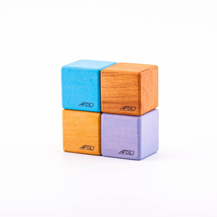 Кубики 4шт. Cube AFOLI Bluvi